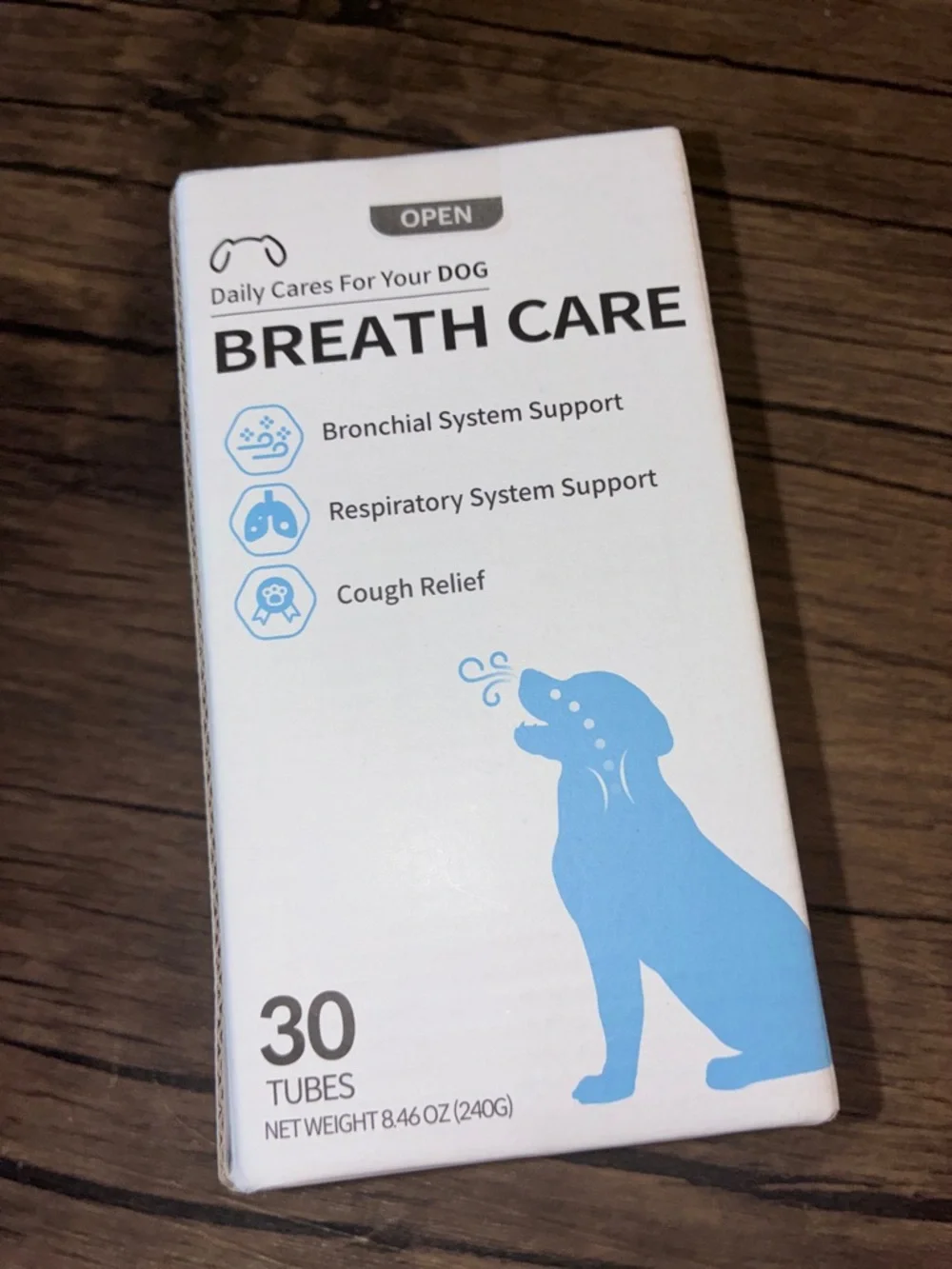 Breath Care Dog Respiratory Support Tubes – Blue